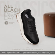 Cargar imagen en el visor de la galería, TENIS VLEZ NEGRO DAMA
